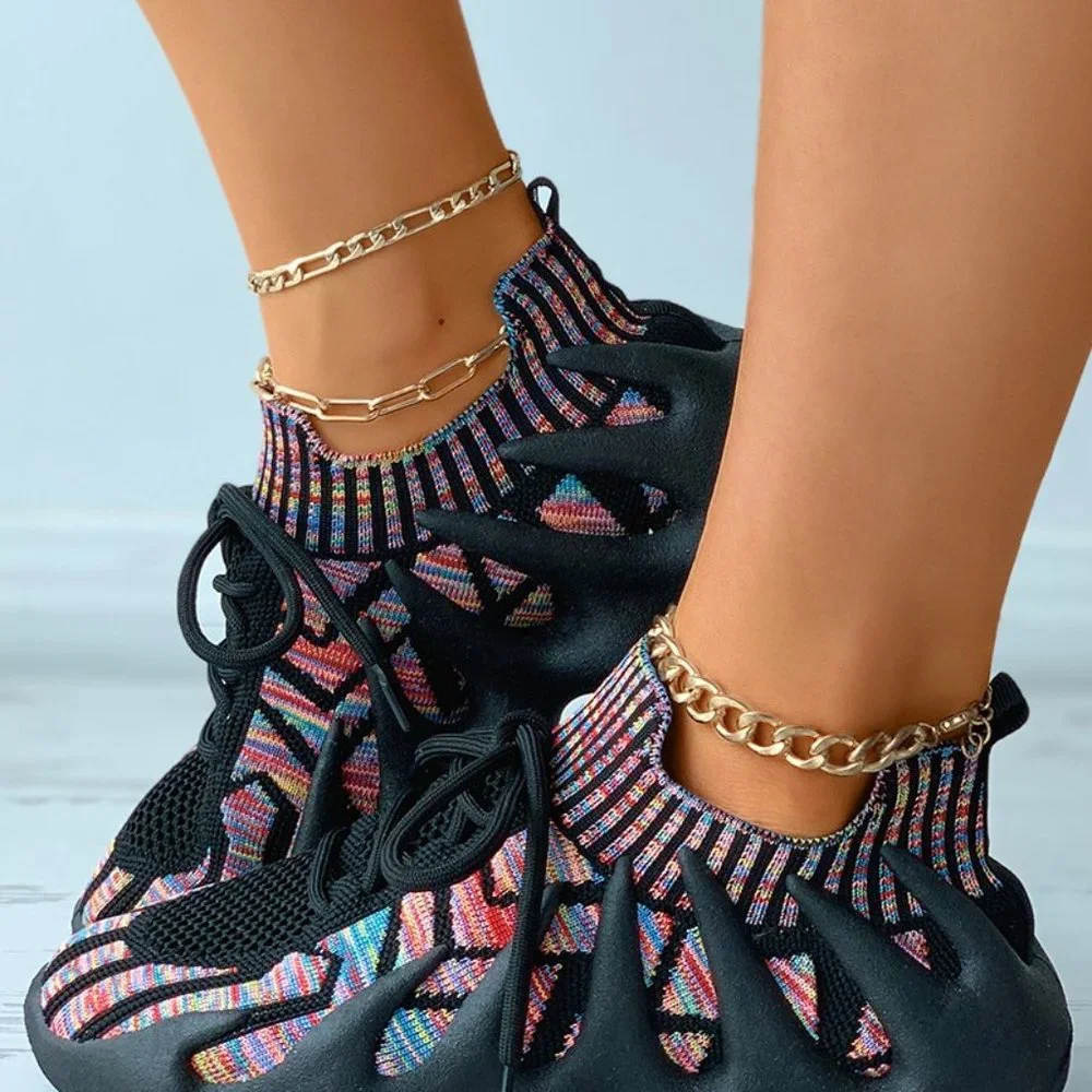 Mixed Color Sneaker - Picture 5 of 11